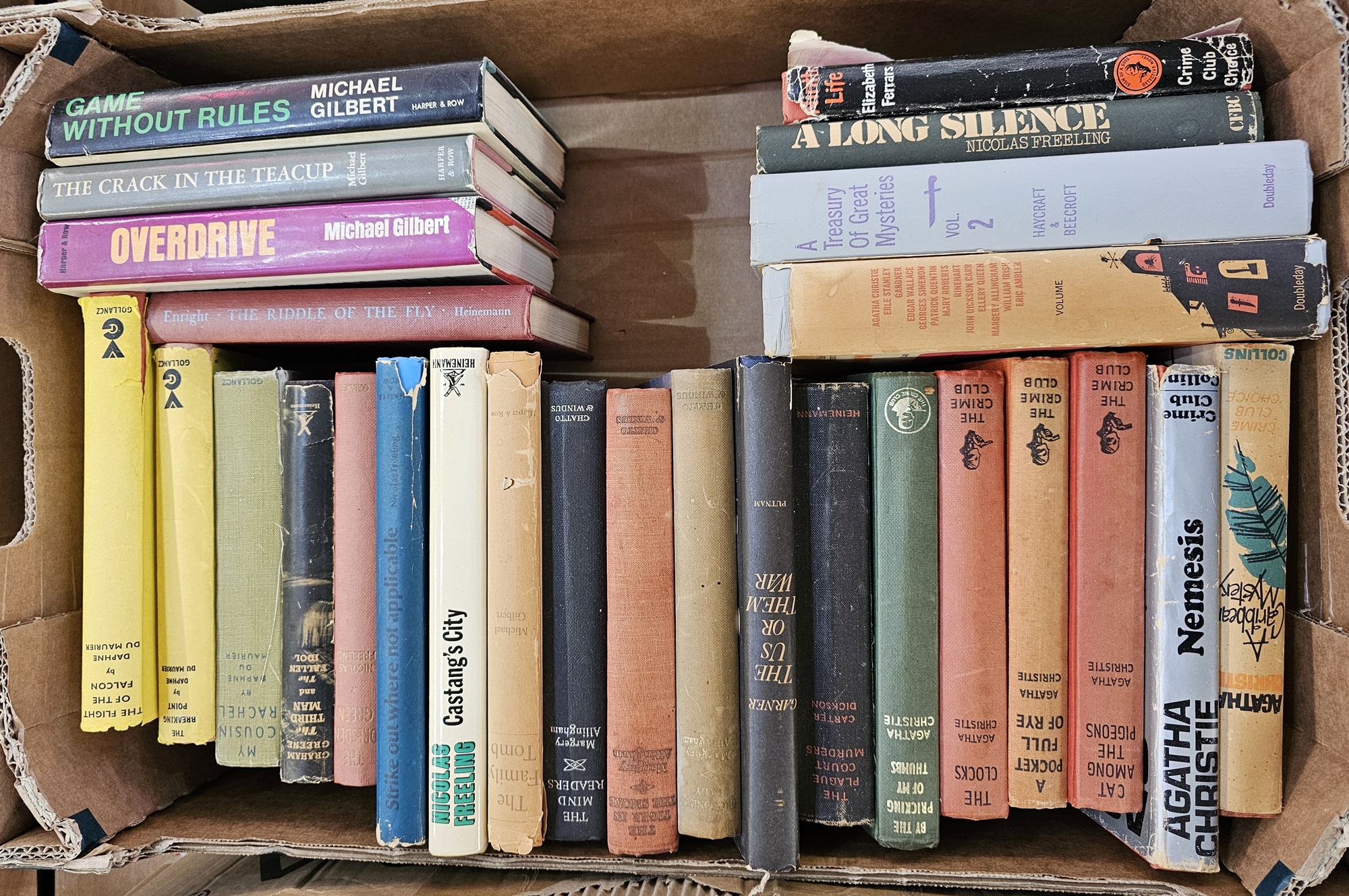 Detective and crime to include:- Christie, Agatha "A Caribbean Mystery", the Crime Club 1964, d-w