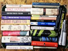 Quantity of modern first editions to include Jonathan Coe, Ben Elton, Nick Hornby, Ken Follett,