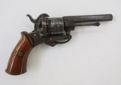 1878 Guardian pin fire revolver Condition Report The action is working normally - the cylinder