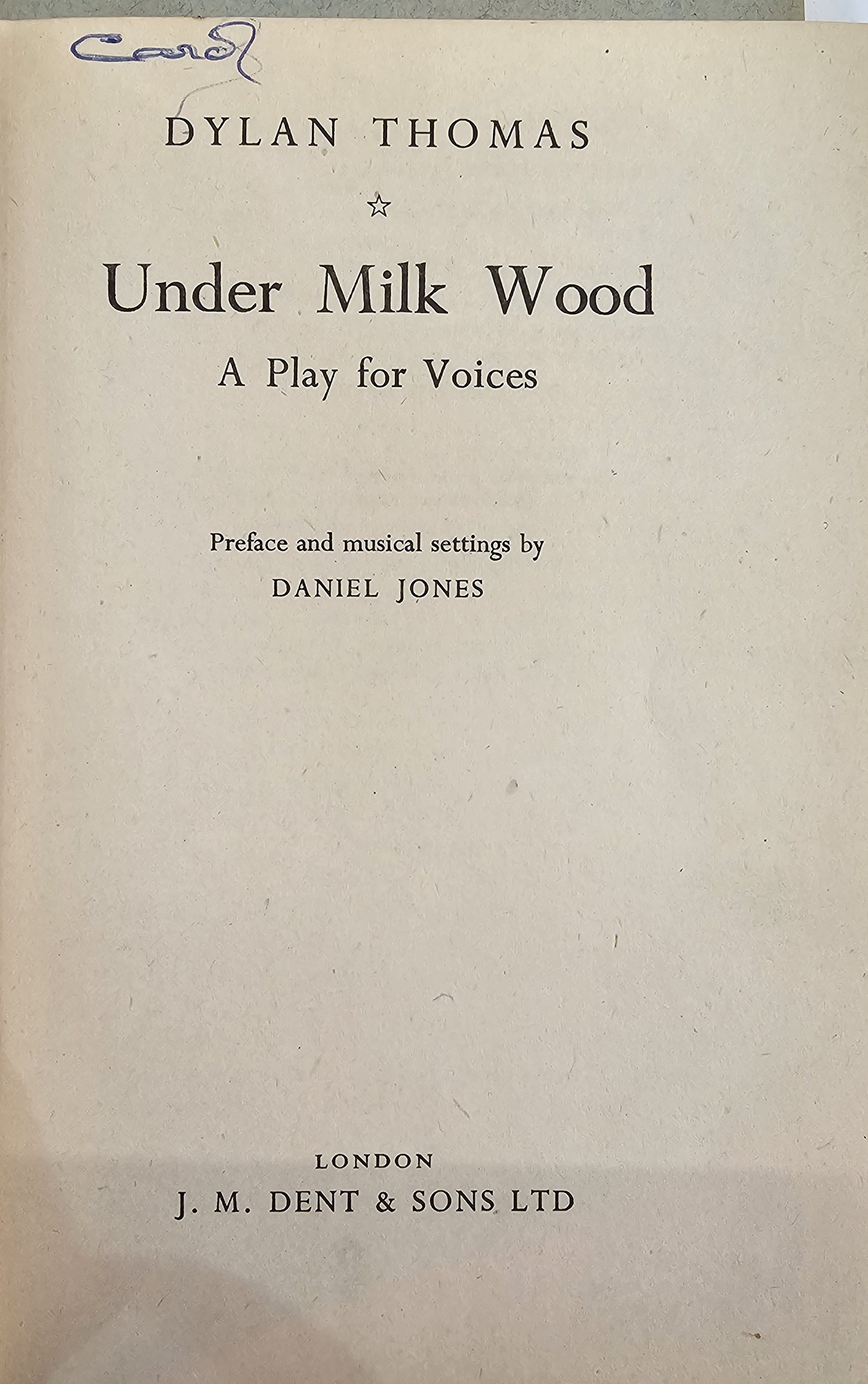 Dylan Thomas interest - "Under Milk Wood by Dylan Thomas with Richard Burton and all Welsh cast in - Image 2 of 6