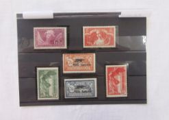 France: Mint scarcities from 1920s/30s with total SG cat c £1000: 1927 Air SG 455/456, 1930