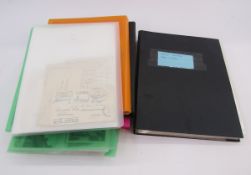 Quantity of postcards in various albums to include early 20th century comedic cards, a War Office