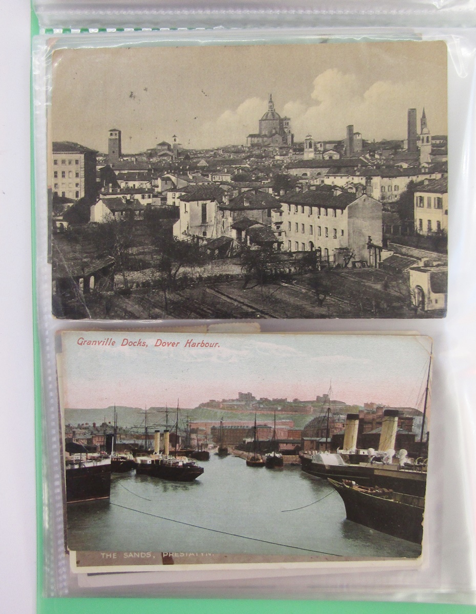Quantity of postcards in various albums to include early 20th century comedic cards, a War Office - Image 15 of 16
