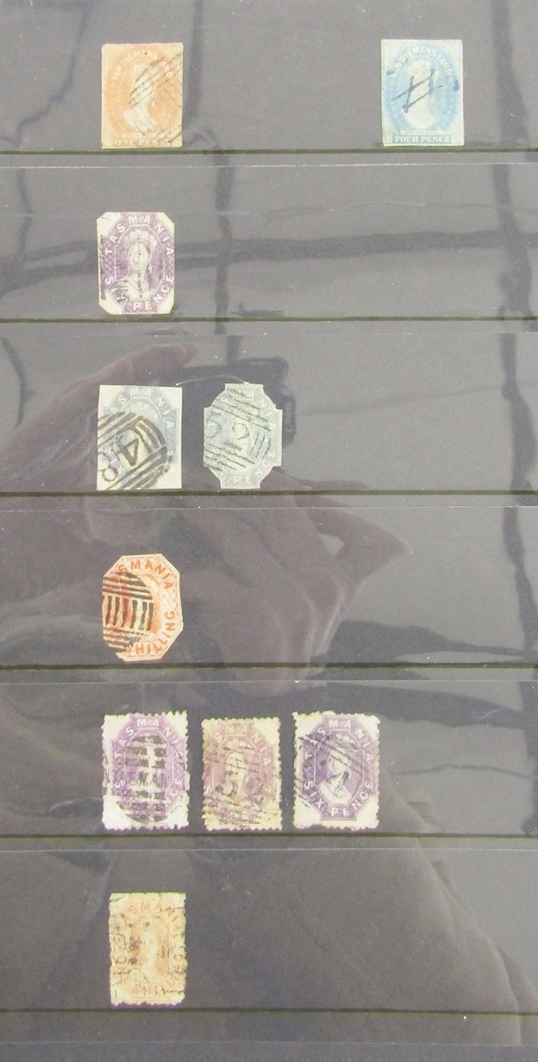 Stamps of Australia: Early states definitive issues in black folder including registered (NSW SG - Image 4 of 8