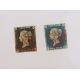 GB stamps: Fine Penny Black ‘SL’ (SG 2) and first issue 2d Blue ‘CK’ (SG 5), both 4 margin & red - Image 1 of 4