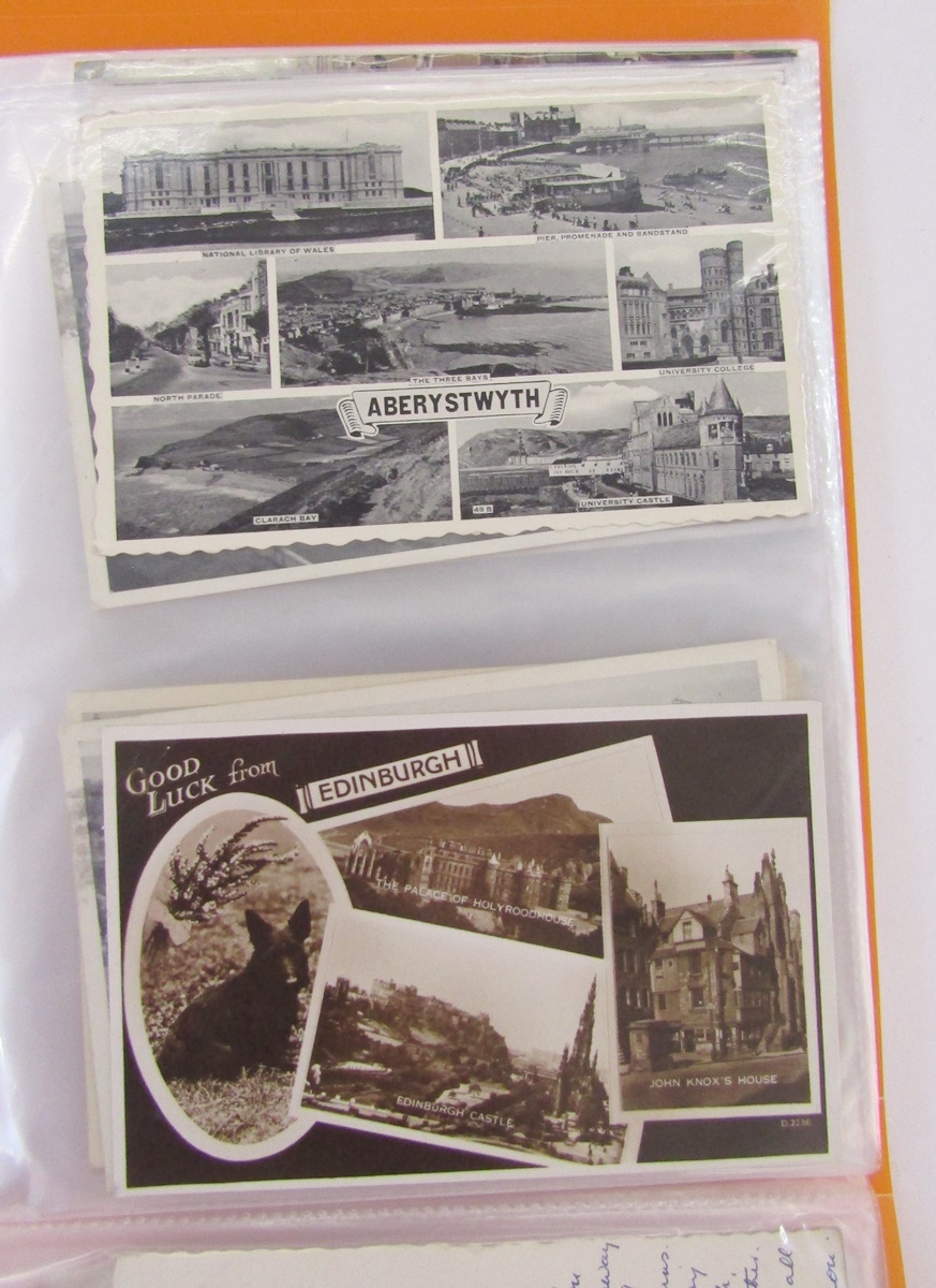 Quantity of postcards in various albums to include early 20th century comedic cards, a War Office - Image 7 of 16