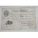 Bank of England £5, signed P S Beale (1949-1952), prefix N82 029891, stained and folds, small pin - Image 1 of 2