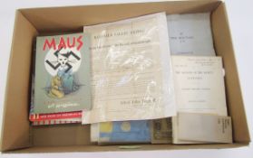 Assortment of ephemera and books to include Dimitroff's letters from prison, the Banners of the