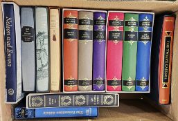 Folio Society, two boxed sets of Anthony Trollope combining six novels and various others (1 box)