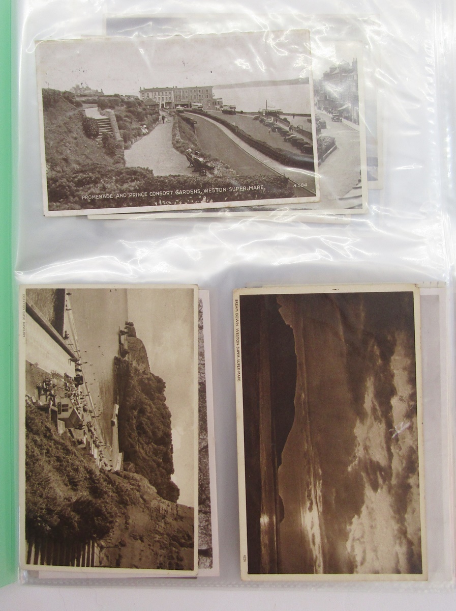 Quantity of postcards in various albums to include early 20th century comedic cards, a War Office - Image 3 of 16