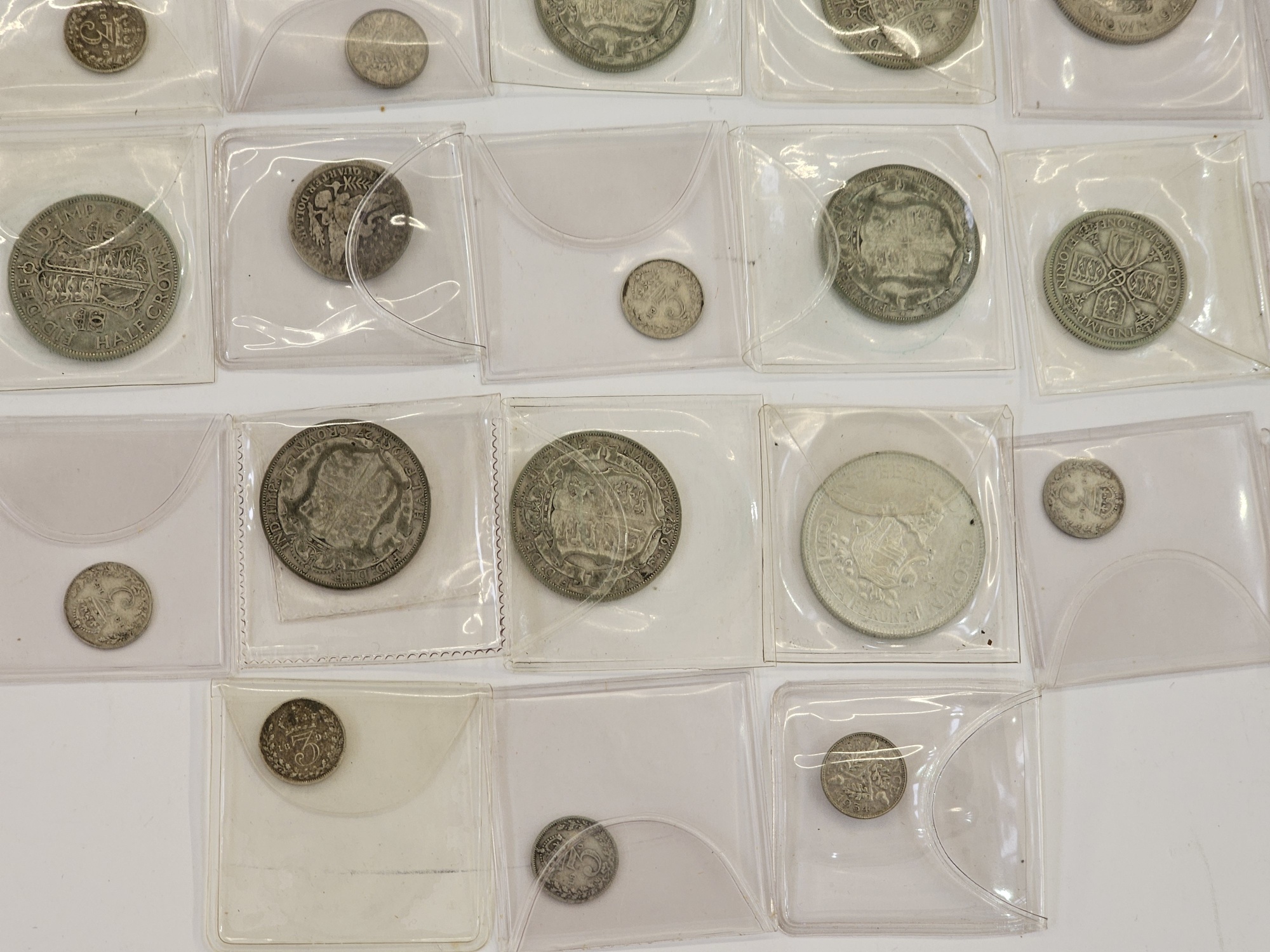 Pre 47 silver coinage, face value £2.50, together with US 1899 quarter dollar (poor), one Bermuda - Image 4 of 4