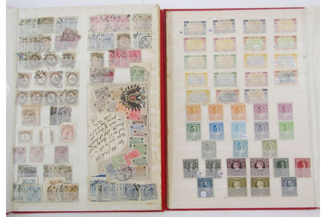 Stamps of Europe: Six A4 stock-books with numerous issues, mostly used, of Austria, Bosnia- - Image 3 of 10