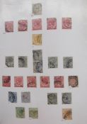 Stamps of Malaya: Blue album of mostly used QV-KGVI Straits Settlements and other Malay states