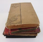 Five postcard albums, early 20th century and later, scenes of topographical interest including an