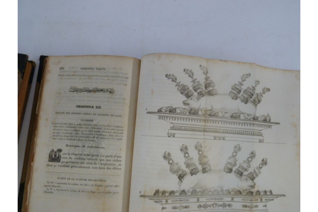 Careme, M Antonin "L' Art de la Cuisine Française au XIXème siècle", Chez l'Auteur, Paris, 1833, 2 - Image 5 of 16