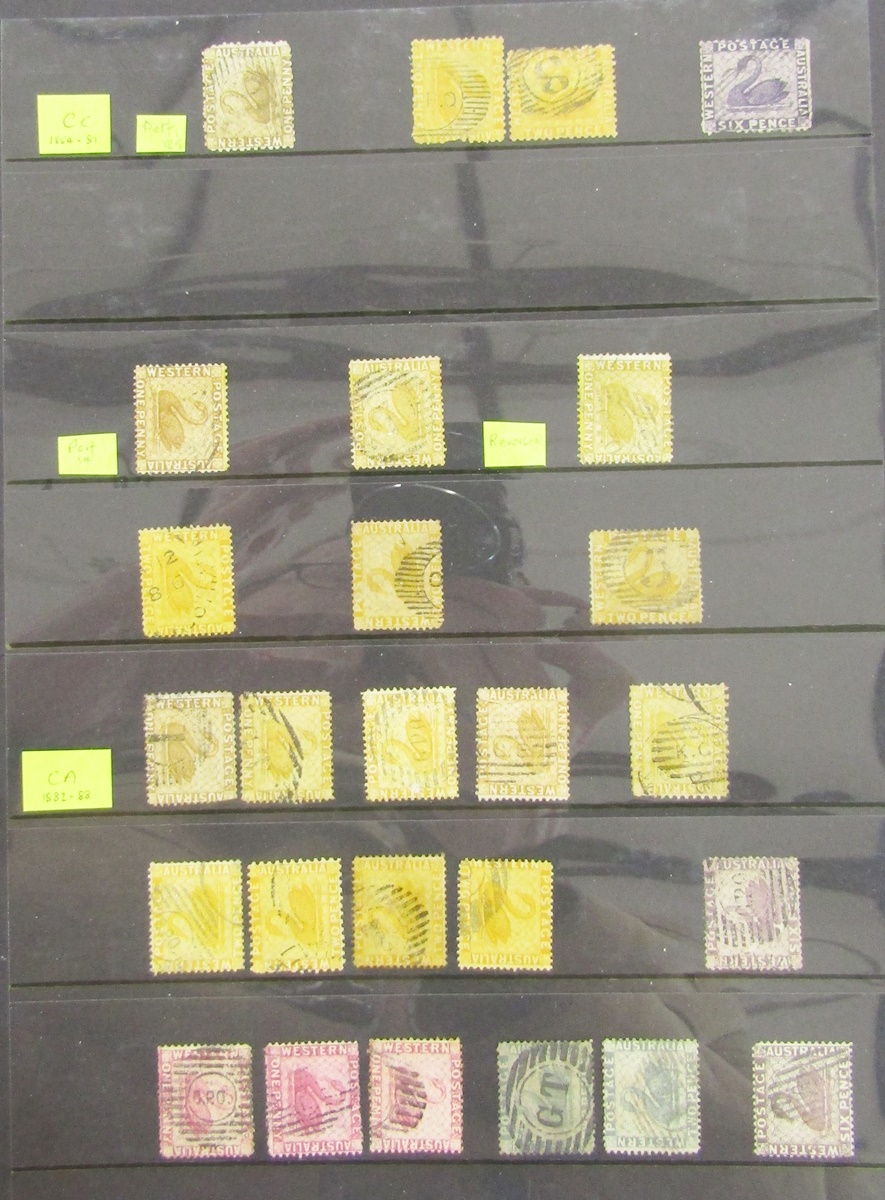 Stamps of Australia: Early states definitive issues in black folder including registered (NSW SG - Image 8 of 8