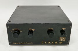 Toshino C.L.E.A.R. amplifier designed by Tim de Paravicini, badged for HIFI News  Condition Report