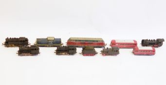 Quantity of loose Marklin locomotives to include 3021 DB Diesel Locomotive, 3029 0-4-2 locomotive,