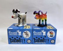 Two Boxed Aardman The Grand Appeal 'Gromit Unleashed' figures to include The Snow Gromit created