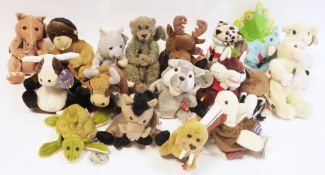 Large quantity of Coca Cola International collection beanies to include Rhiny, Crunch, Baltic, Can