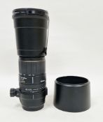 Sigma APO 86mm 170-500mm 1:5-6.3 camera lens in a Sigma black case