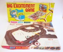 Quantity of boxed games and sets to include Meccano mechanised set 5, Rev Slot racing, Big