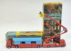Corgi Major Toys 1127 Simon Snorkel fire engine together with Corgi Major Toys 1130 circus horse