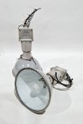 Two large industrial Thorlux Thoroseal lamps, 62cm high x 41cm wide (2)