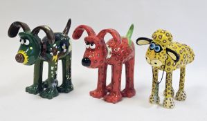 Two Aardman The Grand Appeal 'Gromit Unleashed' figures to include Gromberry designed by Simon Tozer