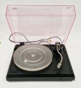 Alphason HR-100S-MCS tone arm with Audio Technica AT-OC7 moving coil cartridge with Pink Triangle