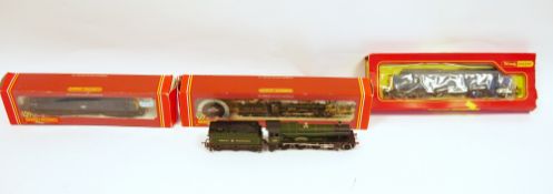 Three boxed 00 Hornby Railways Locomotives to include R.313 GWR Hall Class Loco 'Hagley Hall', R.326
