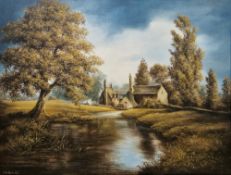 John Heathcote Hunt (20th century) Oil on canvas 