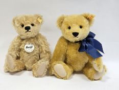 Two Steiff teddy bears including replica classic 1909 bear no. 000614, 26cm high and replica classic