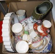 British Heritage collection Portmeirion white ceramic jug decorated with grapes and acanthus, a