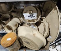 Extensive Denby Memories service to include lidded tureens, jugs, bowls, serving dishes, etc (1
