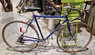 Vintage Claude Butler Electron road bike, blue frame