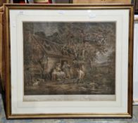 After George Morland (1762/3-1804) Pair coloured prints 