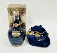 Chivas Bros Royal Salute 21yo blended scotch whisky, the sapphire flagon,  70cl, 40% vol, in
