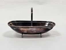 George V silver bonbon dish in the form of a Sussex garden trug, Sheffield 1928, James Dixon & Sons,