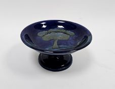 Moorcroft Moonlight blue pattern small footed comport, impressed MOORCROFT/MADE IN ENGLAND/69,