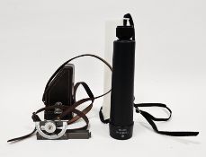 20th century Russian three-draw spotting scope/telescope, TYPNCT-3 20x50, in white plastic case,