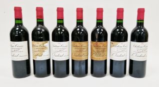Seven bottles of 2000 Chateau Cissac Haut Medoc (Vialard) Cru Bourgeois (7)