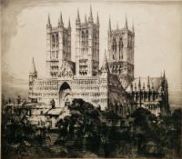 Albany E. Howarth (1872-1936) Etching 