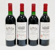 Two bottles of Chateau Les Ormes de Pez St Estephe 1986 and two Chateau Grand-Puy-Lacoste 1986
