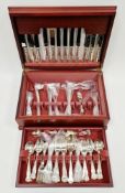 Arthur Price of England canteen of A1 silver plate cutlery, King's pattern, twelve place setting