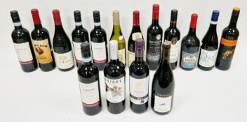 16 bottles of red wine including Louis Jadot Beaujolais-Villages 2020, four of Versaire