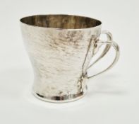 Victorian Liberty silver twin handled mug,  Birmingham 1900, Liberty & Co, of baluster form having a