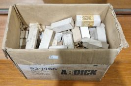 Approximately 100 boxed military CV416 HH electronic tube valves