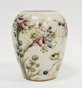 William Moorcroft for James Macintyre & Co. rose, tulip and forget-me-not pattern oviform vase,