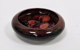 Moorcroft Lily pattern small compressed globular bowl, Impressed W. Moorcroft/Potter to HM. The